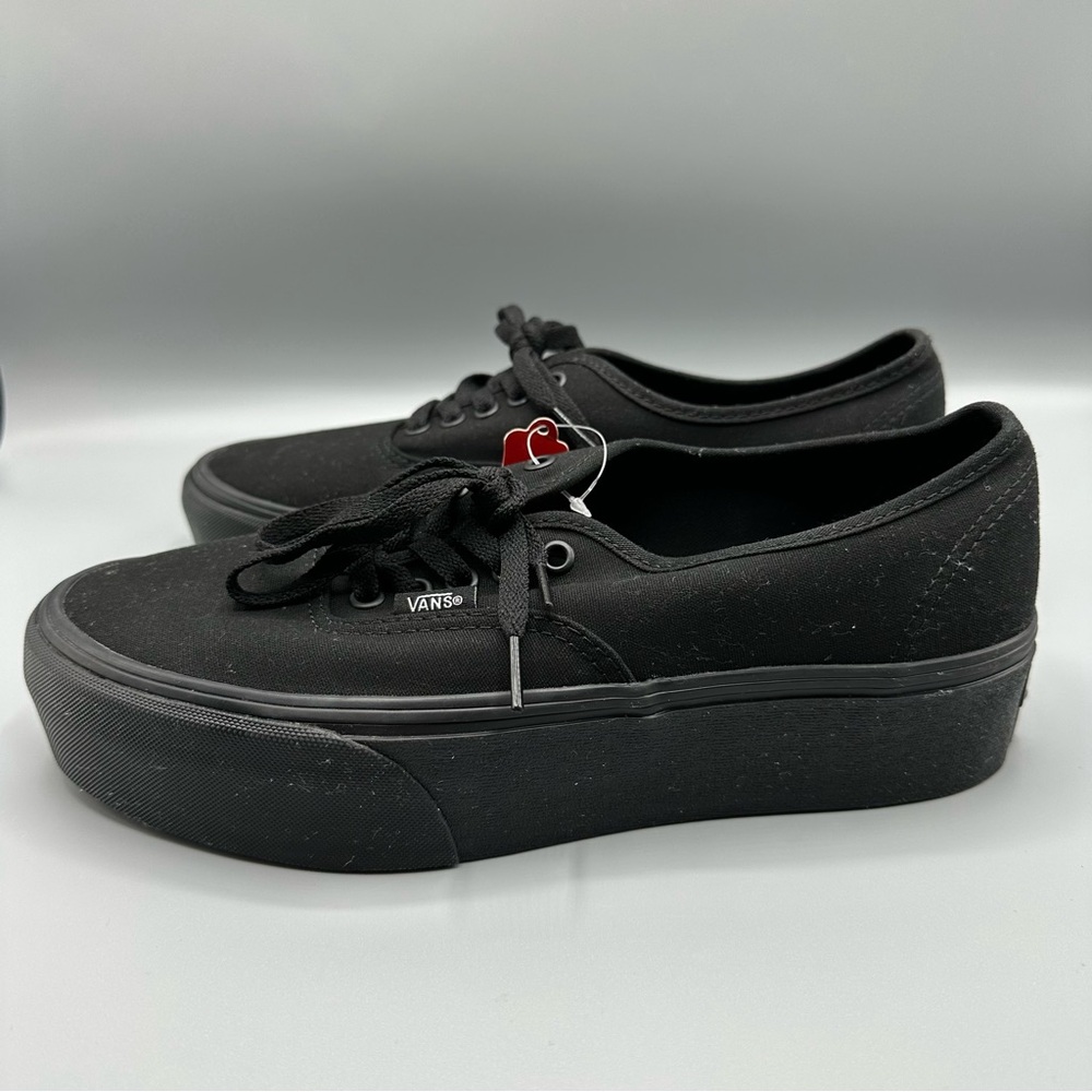 VANS Canvas Authentic Stackform Shoes Women’s Size 10.5/Men’s Size 9 Black